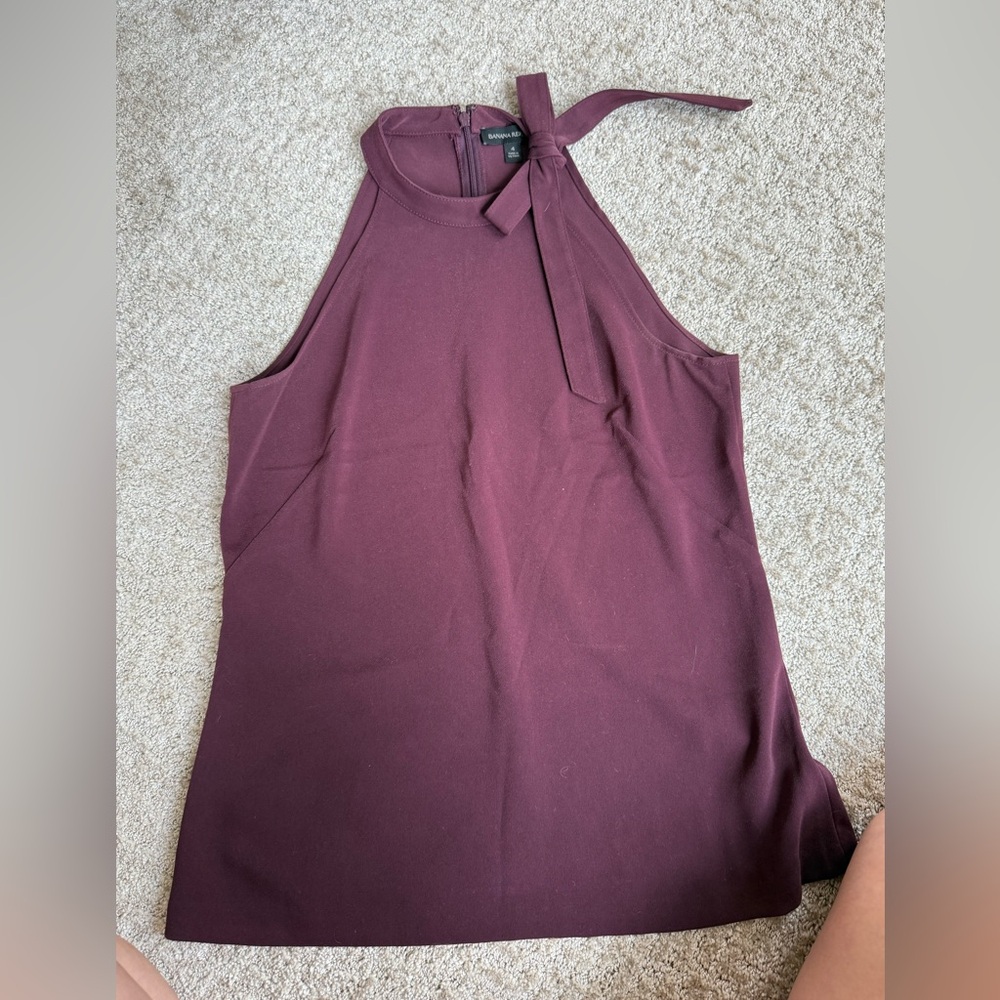 Banana Republic Plum Sleeveless Top